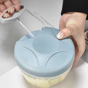 Hachoir et broyeur manuel en acier inoxydable pour aliments, viande et légumes, mini hachoir à ail en plastique PP - Product Image 3