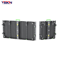 Ultra şeffaf LED Film ekran P2.6 P3.91 kapalı/açık esnek ekran panelleri cam LED Video duvar