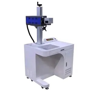 20w 30w 50w 60w Jpt M7 Mopa Split Desk Portable Type Color Fiber Laser Marking Machine Price Fiber Laser Engraver For Metal Sale