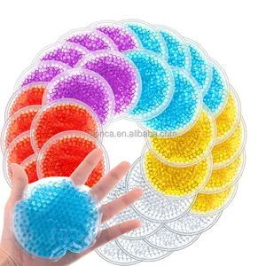 Reusable Gel Therapy Cool Patch Gel Pearl Hot Cold Compress Pad / Ice Beads Cool Gel Pack With Logo Print