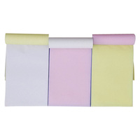 Vente directe d'affaires papier sans carbone 3ply papier NCR 76x76mm papier autocopiant pour l'impression