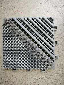 Dalles de sol en plastique modulaires pour l'extérieur, anti-poussière, anti-neige, en EVA, tapis de porte d'entrée, tapis de sol en EVA - Product Image 2
