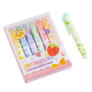 Juego de Marcadores de Doble Punta de 6 Colores Macaron de Secado Rápido y Escritura Suave para Estudiantes y Toma de Notas - Product Image 3