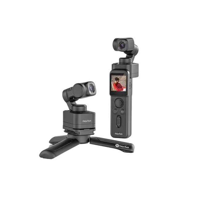 FeiyuTech Feiyu Pocket 3 Cordless Detachable 3-Axis Stabilizer Gimbal Camera 4K60fps Footage   AI Tracking Follow