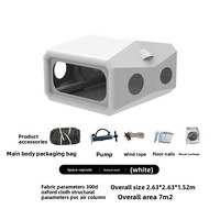 Tente gonflable de capsule spatiale légère portative coupe-vent et imperméable faite d'Oxford pour la nuit de camping en plein air