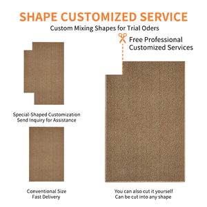 <span class=keywords><strong>Tapis</strong></span> d'entrée modernes imprimés de luxe, antidérapants, faciles à nettoyer, de tailles et formes personnalisées, pour la maison, l'hôtel, le bureau - Product Image 5