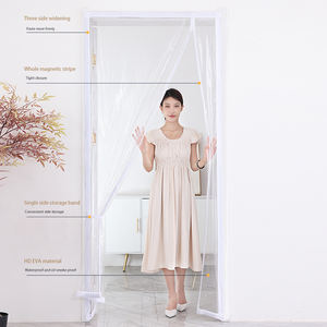 Meilleure vente rideau de porte thermique isolé avec écran de climatisation à fermeture automatique rideau de porte isolé thermiquement magnétique - Product Image 4