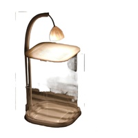 Équipement d'aquarium, aquarium en acrylique polyvalent pour betta, avec éclairage LED, aquarium pour betta, aquarium pour poissons ornementaux