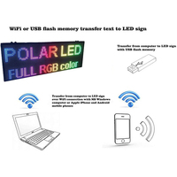 P10(26 "* 7") Señal Led de desplazamiento Señales digitales programables para exteriores para negocios Tablero de mensajes electrónico Pantalla de control Wifi