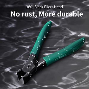 Nuevo cortaúñas de acero inoxidable, diseño de uñas gruesas de gran apertura, tijeras de gama alta multifuncionales para uso en adolescentes/adultos/niños - Product Image 2