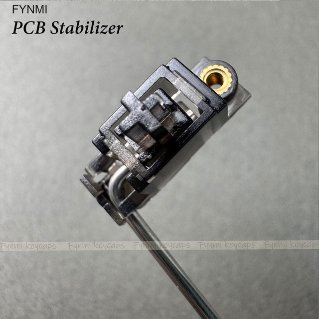 Fynmi Prelubrication PCB Stabilizer Satellite Axis Stabilizer Bar Satellite 2U Shaft Spacebar 6.25U for Mechanical Keyboard