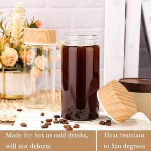 12 oz bocca larga succo latte bere bottiglie di vetro 350ml riutilizzabili ermetici spremitura a prova di perdite per la spremitura del latte acqua tè - Product Image 5