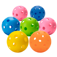Pelota de Pickleball Personalizada con Logotipo, MOQ Bajo, TPE PE, 26/40 Orificios, para Interior y Exterior