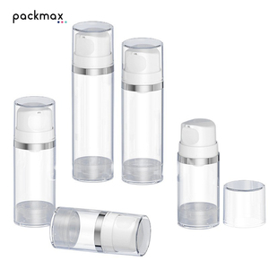 Flacon pompe sans air AS – 50ml 80ml 100ml 120ml 150ml Distributeur en plastique rechargeable pour cosmétiques - Product Image 2