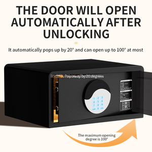New Style Smart Fireproof Steel Safety Deposit <strong>Box</strong> with <strong>Electronic</strong> &amp; Key <strong>Lock</strong> - Product Image 6