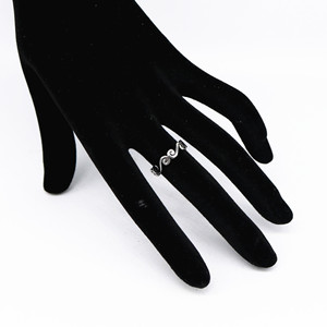 yunnique Simple Stylish Unisex 316 Stainless Steel <b>Open</b> <b>Ring</b> With Tightening Band For Pinky Finger Jewelry Gift - Product Image 4