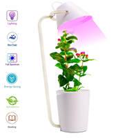 Système de jardinage hydroponique intelligent d'intérieur avec éclairage LED pour la culture de légumes et de fleurs à domicile, pots et jardinières modernes, kit de culture de plantes