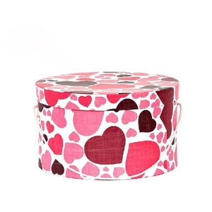 UV coated hard cardboard circular ribbon birthday <b>gift</b> <b>box</b>, customizable according to needs - Product Image 1