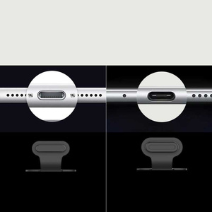 Tappo Antipolvere per Porta di Ricarica di Telefoni Cellulari per iPhone, <span class=keywords><strong>Samsung</strong></span>, Xiaomi, Protezione Porta USB Tipo C Antifurto - Product Image 3