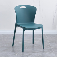 Chaises de Salle à Manger Colorées en Plastique de Haute Qualité Fournisseur, Modernes, Empilables, Légères, pour Cuisine, Café et Mobilier d'Extérieur