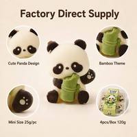 Mini gâteau mousse en forme de panda, dessert glacé 3D en forme d'animal de dessin animé, vente en gros, fabrication sur mesure, marque Meichen, 25g, 4 pièces/boîte