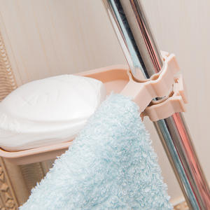 2 pz/set Piatto di Sapone Da Bagno Asciugamano Appeso Mensola della Cucina Rubinetto di Acqua Titolare Spugna - Product Image 5