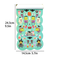 Pack de 242 autocollants fantaisie, autocollants en vinyle imperméables pour bouteilles d'eau, ordinateurs portables et cadeaux de fête d'Halloween pour enfants