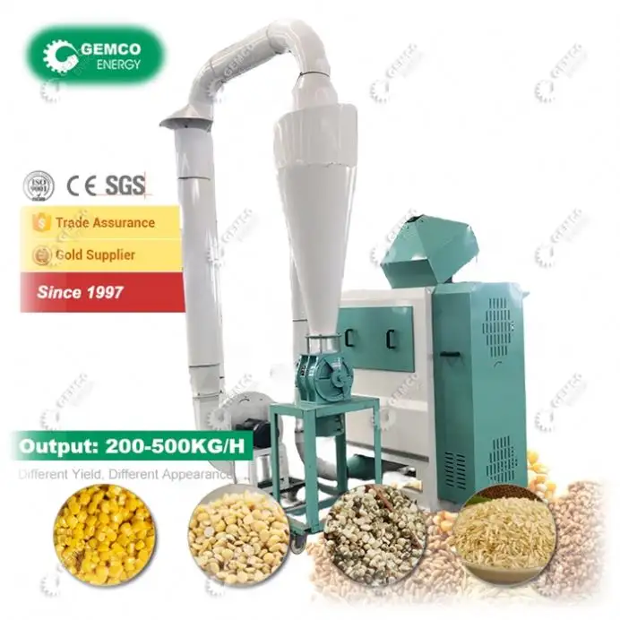 Máquina de descascar milho e arroz, lentilhas, milho e trigo, descascador de grãos pretos, descascador úmido e seco, de venda quente global