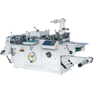 High Speed Quick Speed Adhesive Paper Label Roll To Roll Flat Bed Label Cutter Die Cutting Machine