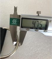 Sangle de cheville pour accessoires de machine à câble-Anneaux en D noirs enduits résistants à la rouille