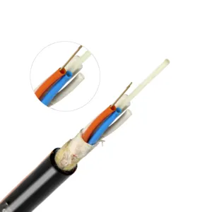 Single Mode 48 Core High Strength 100m Span ADSS Fiber Optical Cable