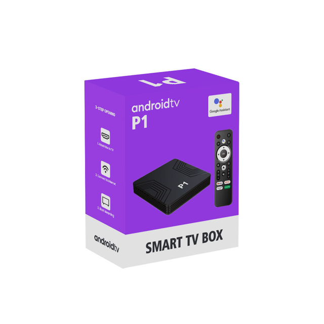 Cheapest Smart TV Box P1 Android 15 Tv Box 5G WIFI BT5.0  Voice Remote 2G 16G Media Player 4k Set-top Box