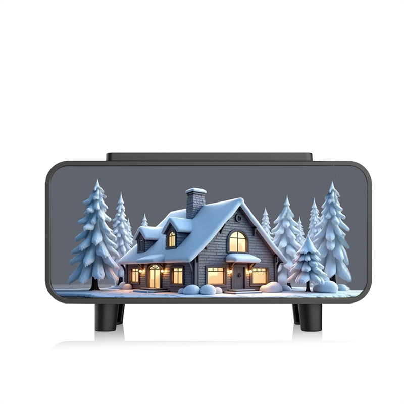 Black snow house