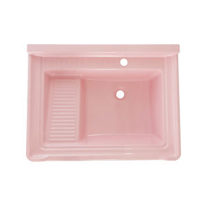 Armoires de <span class=keywords><strong>piscine</strong></span> simples modernes Lavabos rectangulaires en tissu de résine FRP poli monotrou directement fabricants chinois - Product Image 4