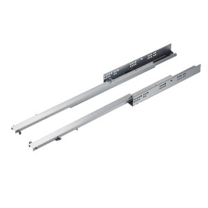 Corredera oculta de tres secciones Unihopper de 30 pulgadas con cierre suave, soporte inferior y mecanismo de amortiguación - Product Image 4