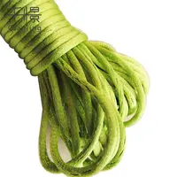 RB01 caliente-Venta de nylon brillante sedoso chino nudo cuerda trenzada a mano hecho a mano DIY trenzado cuerda