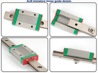 MGN12 12mm guide de rail linéaire MGN12 longueur 600mm et mini MGN12C chariot de bloc linéaire miniature guidage de mouvement linéaire pièce CNC