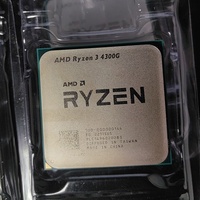Processeur AMD Ryzen 3 4300G d'occasion, interface AM4, quad-core huit threads, avec graphismes intégrés, adapté aux ordinateurs de bureau