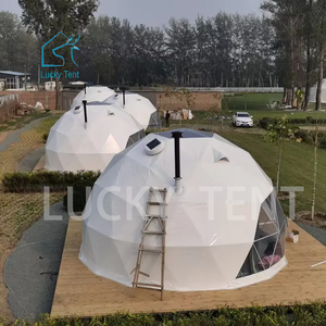 Personalizable 5-48m PVC vidrio hoteles eventos <span class=keywords><strong>Iglu</strong></span> iglú casa geodésica Camping cúpula tienda para Glamping árabe tienda - Product Image 6