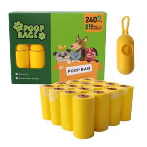 Sacs écologiques compacts pour voyages, rouleau sanitaire sans noyau, sacs à déchets pour animaux de compagnie bicolores - Product Image 1