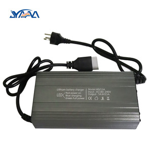 Adaptor Charger Baterai Otomatis LiFePO4/li-ion 12v 24v 48v 60v 72v 96v 2a-35a untuk Sepeda Listrik, Mobil, <span class=keywords><strong>Solar</strong></span>, dan Skuter Listrik - Product Image 1