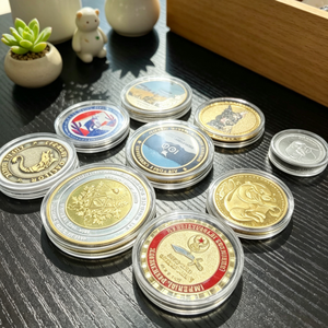 Manufacturer Custom Coins Metal Zinc Alloy Collection Personalized Coin 3D Logo Brass Plated Commemorative Coin for Souvenir