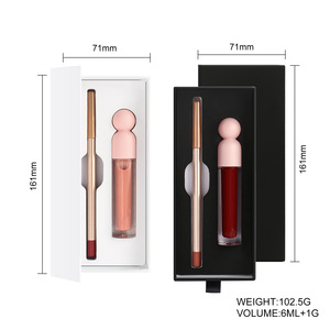 Kit de Labios Personalizado MLM OEM de 12 Colores, Brillo Labial Mate, Delineador de Labios, Resistente a las Manchas, Etiqueta Privada, Combo de Labios, Set de Maquillaje Labial - Product Image 2