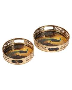 Bandeja rectangular de alta calidad, juego de regalos para decoración de fiestas, vajilla, servicio de bebidas, sala de estar, hecho a mano, precio al por mayor - Product Image 5