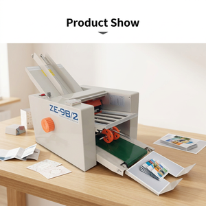 <span class=keywords><strong>Plieuse</strong></span> de papier automatique LTPK Stable Running ZE-9B/2, 80 m/min, largeur de travail 210 mm, pour le traitement manuel des prospectus et des lettres - Product Image 4