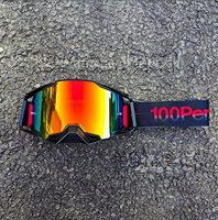 Lunettes de moto tout-terrain unisexe à visière torique en TPU et PC à dégagement rapide YX pour sports de plein air et course