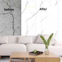 Autocollant mural PVC Damassé Moderne Imperméable Facile à Installer pour Appartement et Maison