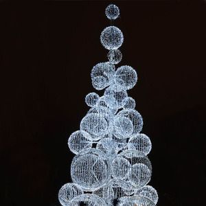Árbol <span class=keywords><strong>de</strong></span> <span class=keywords><strong>Navidad</strong></span> Artificial <span class=keywords><strong>de</strong></span> Alta Calidad a Precio <span class=keywords><strong>de</strong></span> Fábrica, con Soporte Metálico Gigante, Iluminación LED, Ecológico e Impermeable, 1 Pieza - Product Image 3