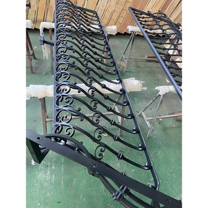 Valla de listones de vidrio de aluminio de acero inoxidable moderna - Product Image 4