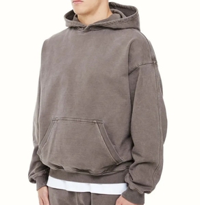 <span class=keywords><strong>Skye</strong></span> hommes 2025 automne à la mode marque personnalisé acide sweats à capuche poids lourd surdimensionné Cardigan sweat à capuche coupe ample - Product Image 2